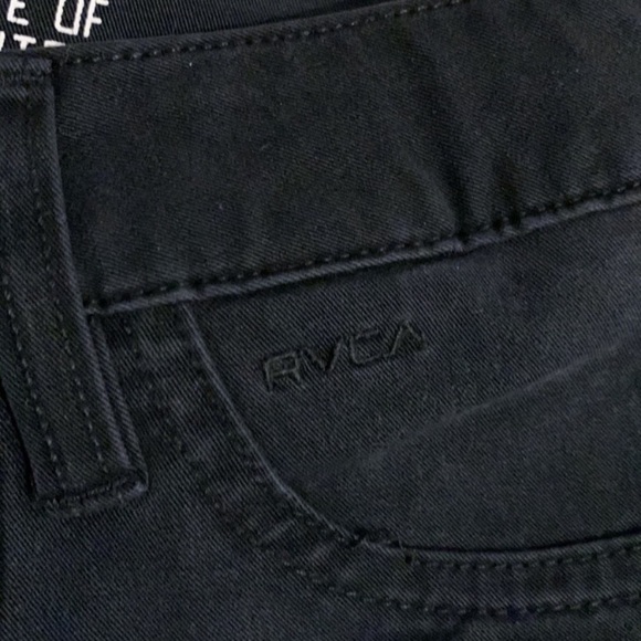 EUC RVCA Black Denim Pants / Jeans - size 29 - Picture 7 of 16